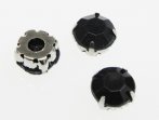 Sew on Flat backs- Black