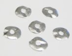 Wave spacer bag of 14 - Silver