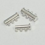 20mm Silver 3 Hole Magnetic Clasp