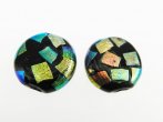 Dichroic glass beads