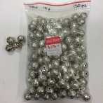 CCB Patterned Round Beads x 150pcs