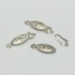 22mm Nickle Push-in Clasp