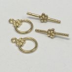 20mm Light Gold Floral Toggle