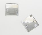 Sew on Flat backs square - Clear