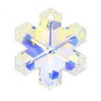 Swarovski Crystal Snowflake Pendant AB