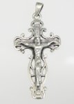 Crucifix Religious Cross - Sterling Silver