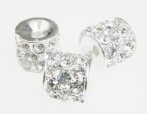 Silver Diamante Bead