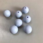 Silicone Beads Round 14mm Blue