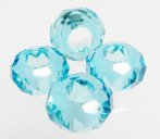 Large Hole Crystals - Aqua
