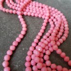 8mm Faceted Pink Coral