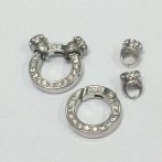 30mm Diamante Nickle Clasp