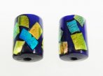 Dichroic glass beads