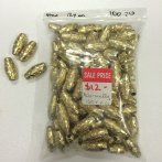 Light Gold CCB Barrel beads x 100pcs