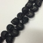 18mm Black Howlite Skull - Single