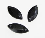 Sew on Flat backs - Black