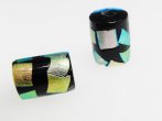 Dichroic glass beads