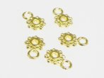 Flower Spacer/Pendant Drop - Gold