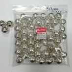 Bright silver 20mm CCB beads x50pcs