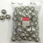 CCB Silver 20mm beads x 50pcs