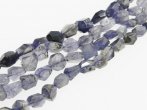 Black Rondelle crystal strand