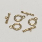 15mm 18ct Gold Plated Toggle