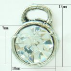 Diamante Pendant 13x10x6mm