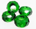 Large Hole Crystals - Dark Green