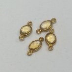 15mm Vermeil Lemon Quartz