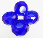 Large Hole Crystals - Cobalt Blue