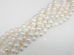 Freshwater Pearls 9-10mm, 1mm hole