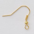 19x18mm Gold Hook, Ni-free, Pb-free - Bag