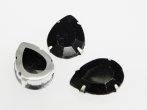 Sew on Flat black Drop - Black