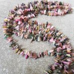 Watermelon Tourmaline Chip Strand