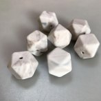 Silicone Beads Round 14mm Marble
