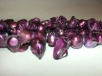 8-18mm Medium Purple Freshwater Pearl Strand