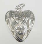 Cut out pattern Heart - Sterling Silver