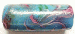22x8mm Blue Swirl Barrel