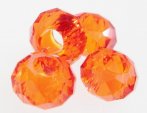 Large Hole Crystals - Orange