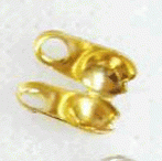 Gold End Caps / Tips, Pb-free, 1.5mm, - Bag
