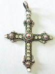 Cross 33x48mm - Sterling Silver