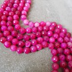 12mm Dyed Pink Agate strand