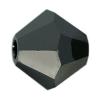 4mm Jet Hematite 280HEM CRYSTALLIZED™- Bag of 10