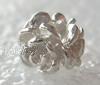 Flower Bead/Spacer Sterling Silver 7mm