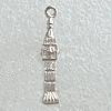 Big Ben, Silver Alloy 27x5x5mm