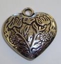 Heart Pendant Flat 30x30mm